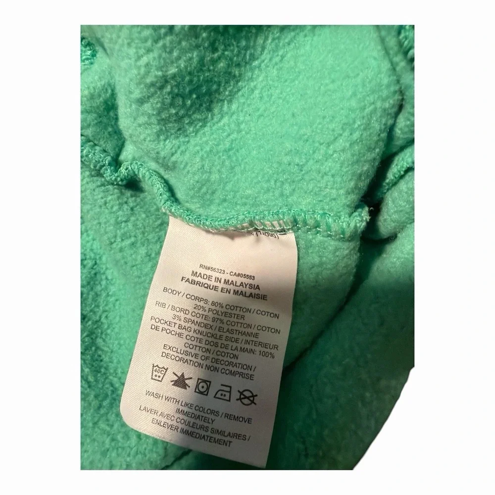 Nike Sweat Shorts Womens Large Green Blue Fleece High Rise Loose Fit AOP